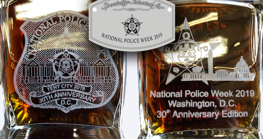 Commemorative Police Week Bottles & Coins Police Week Tent City
